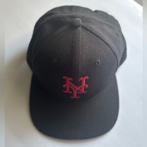 47 Brand Black NY METS SnapBack Cap